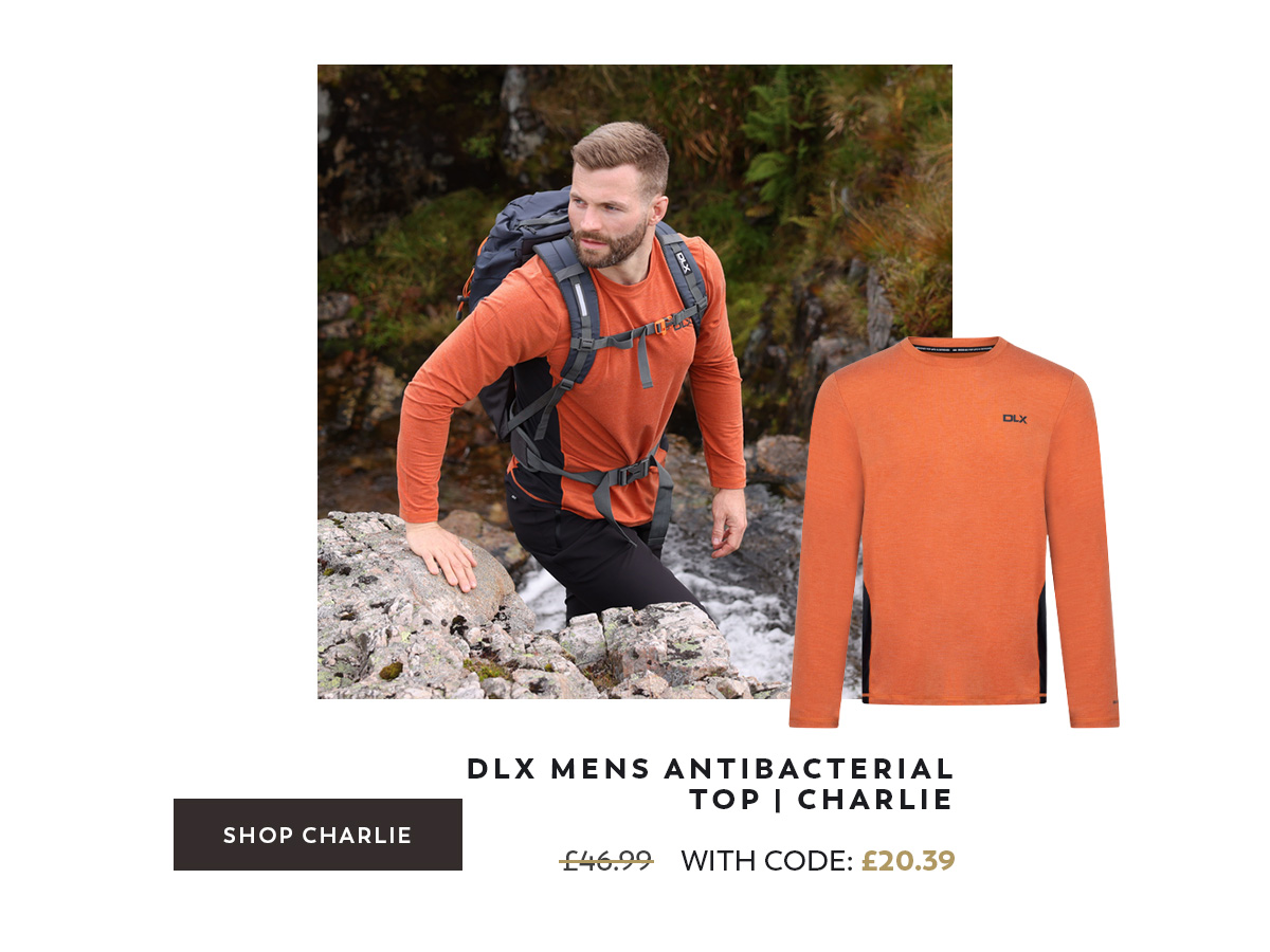 DLX Mens Antibacterial Top Charlie