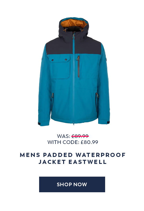 Mens Padded Waterproof Jacket Eastwell