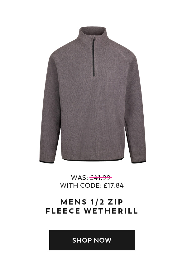 Skip to the beginning of the images gallery  Watch video Close Video Mens 1/2 Zip Fleece Wetherill