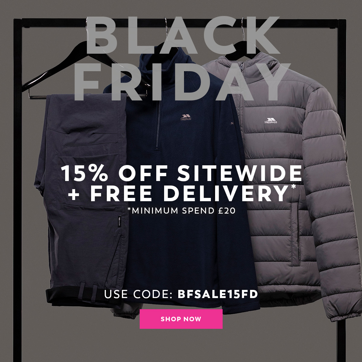 Black Friday - 15% Off Sitewide + Free Delivery - Use Code: BFSALE15FD