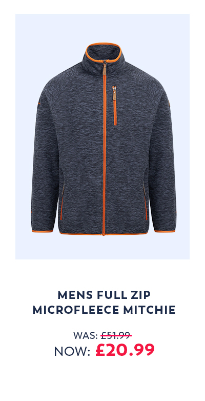 Mens Full Zip Microfleece Mitchie