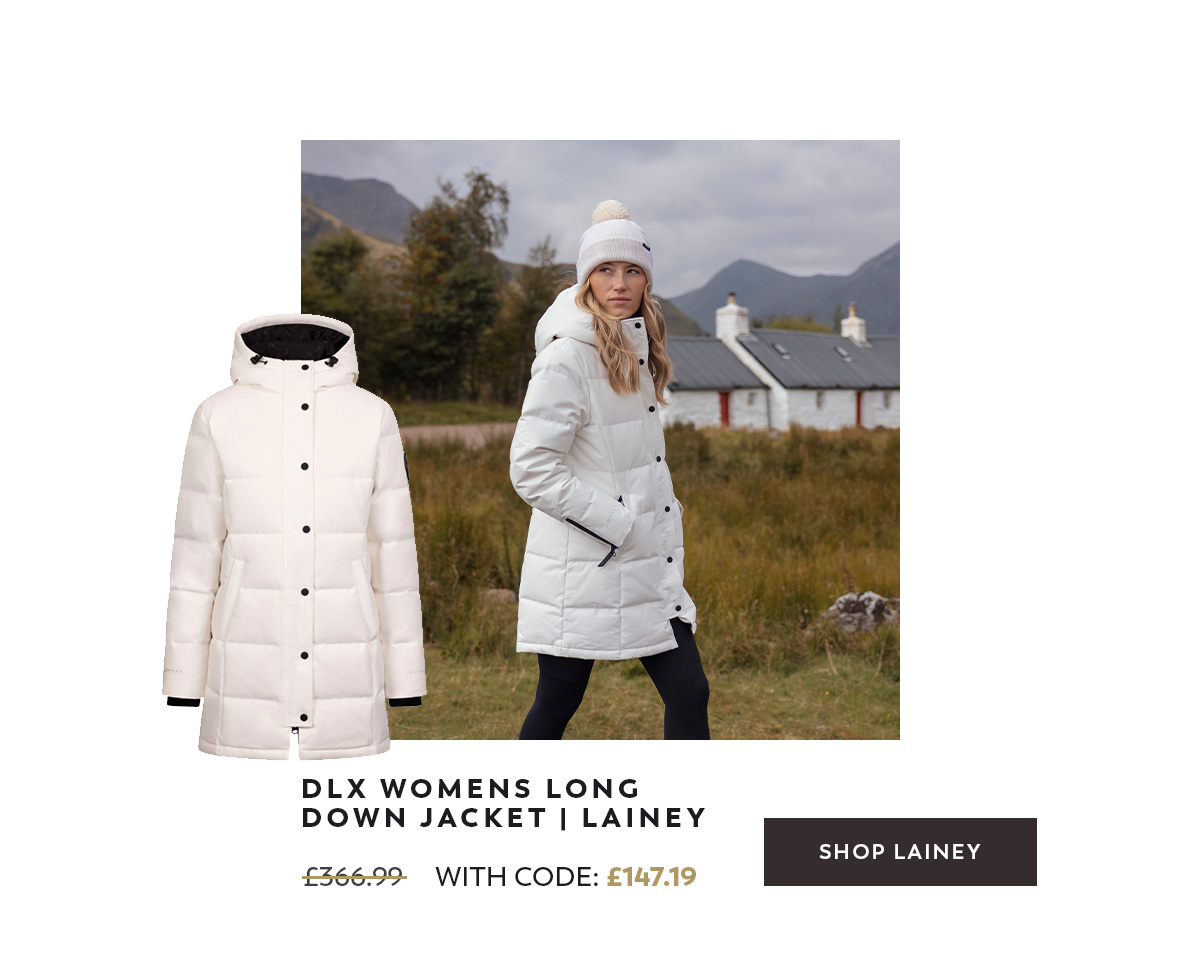 DLX Womens Long Down Jacket Lainey