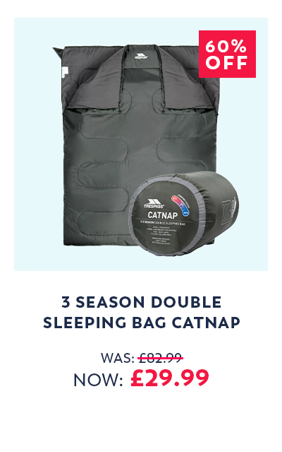 3 Season Double Sleeping Bag Catnap