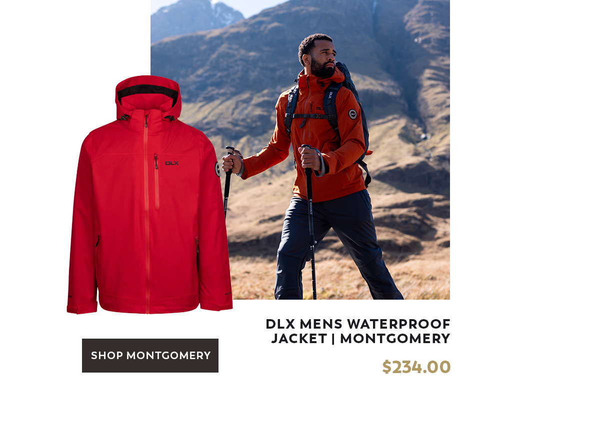 DLX Mens Waterproof Jacket Montgomery
