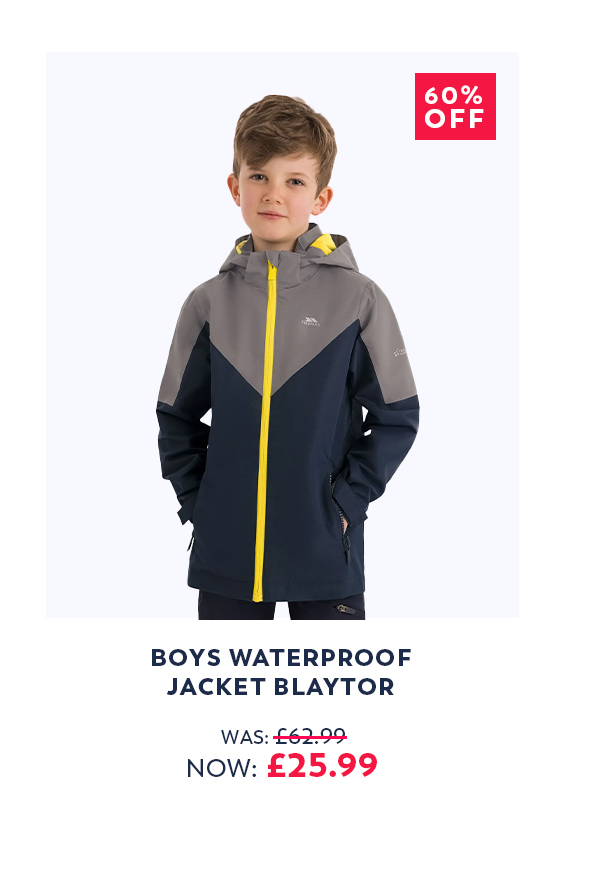 Boys Waterproof Jacket Blaytor