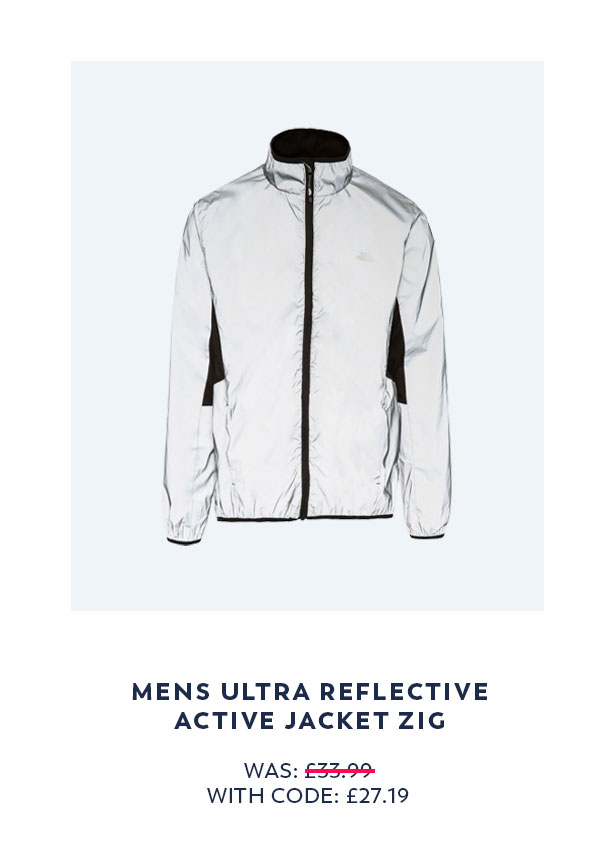Mens Ultra Reflective Active Jacket Zig