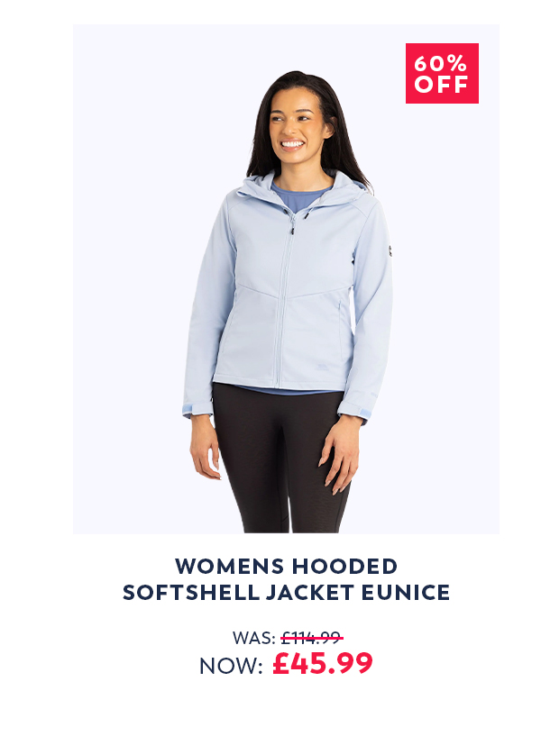 Womens Hooded Softshell Jacket Eunice