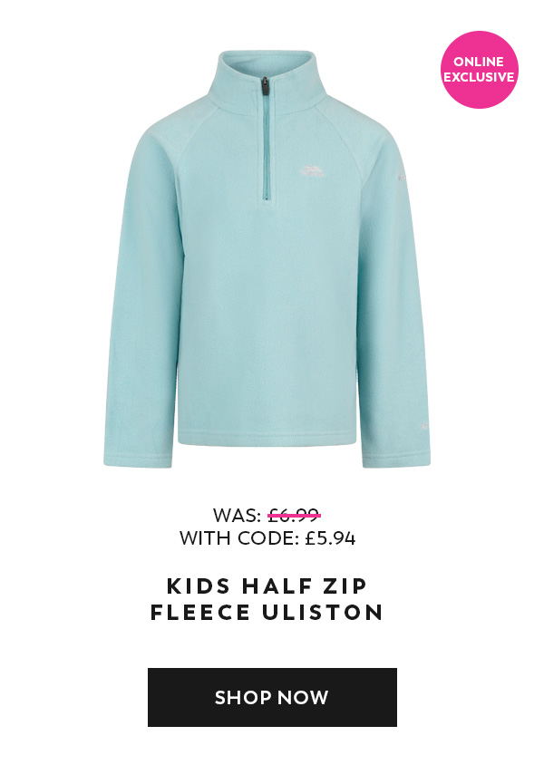 Kids Half Zip Fleece Uliston