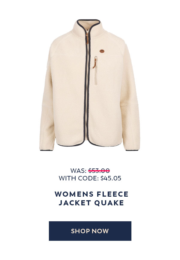 Womens Fleece Jacket Quake