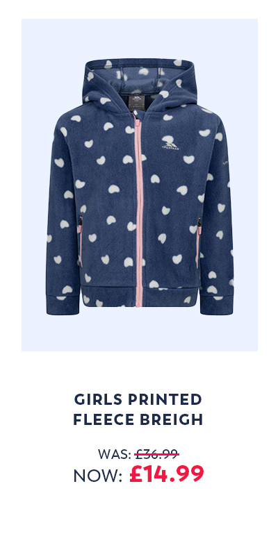 Girls Printed Fleece Breigh