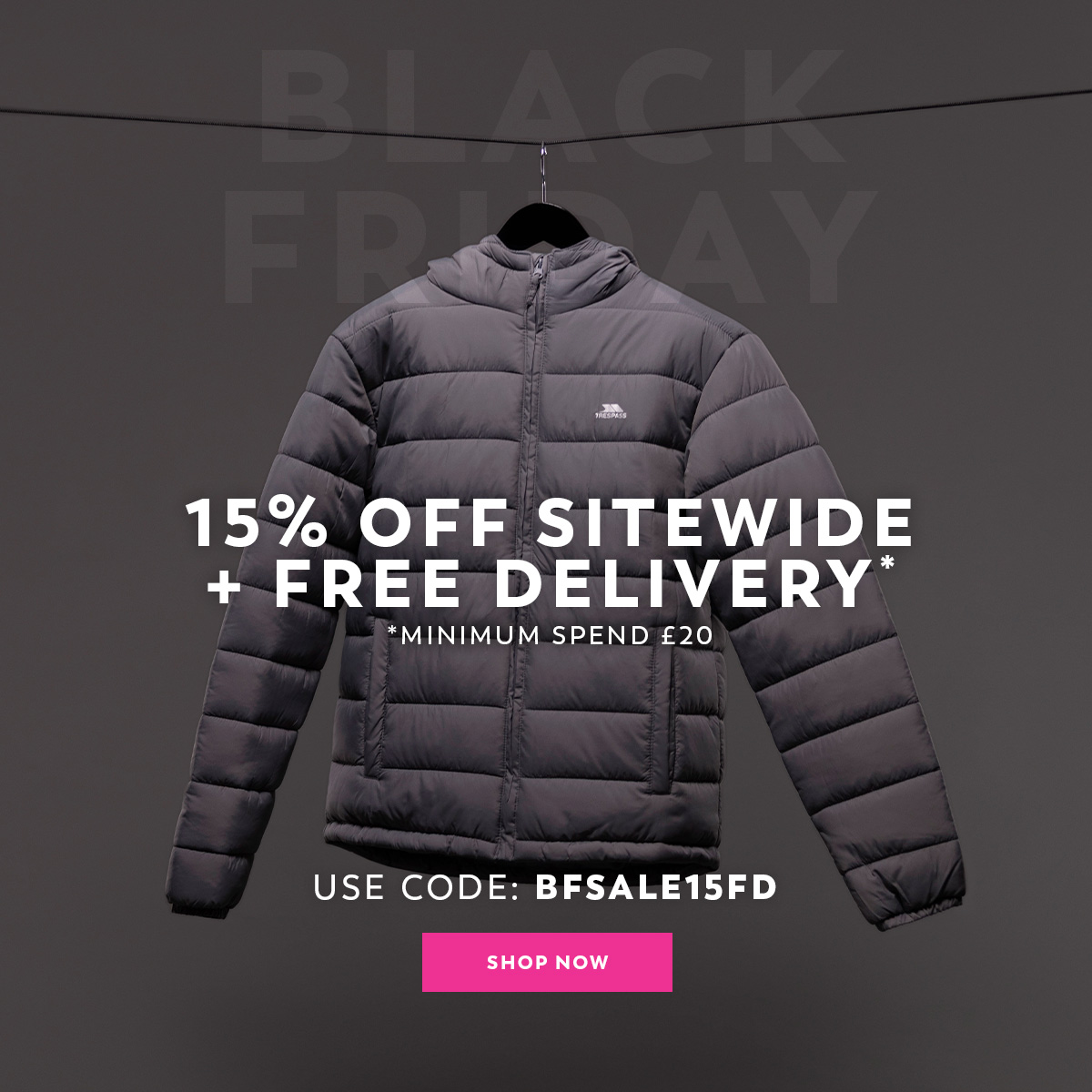 Black Friday - 15% Off Sitewide + Free Delivery - Use Code: BFSALE15FD