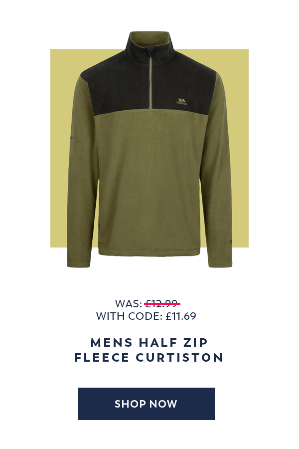Mens Half Zip Fleece Curtiston