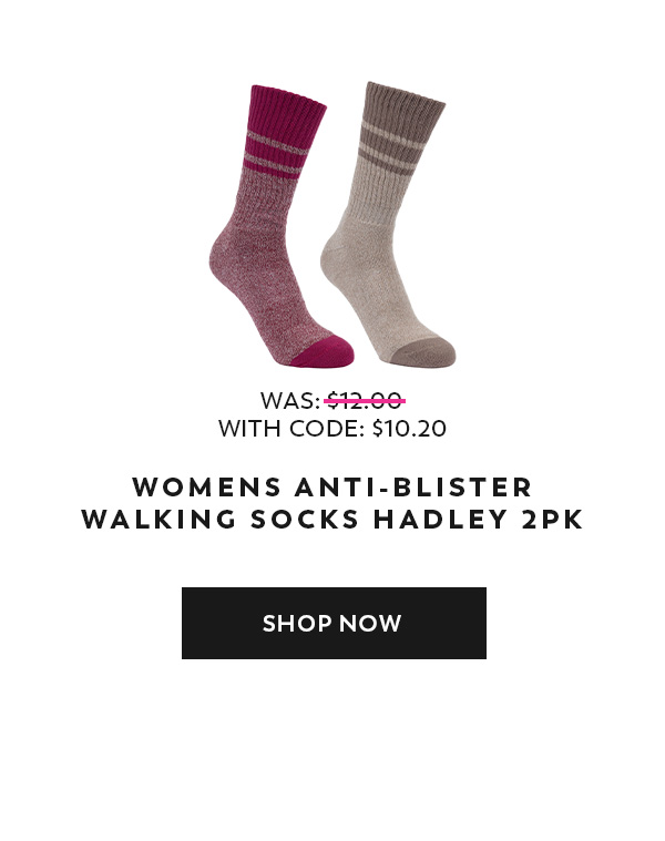 Womens Anti-Blister Walking Socks Hadley