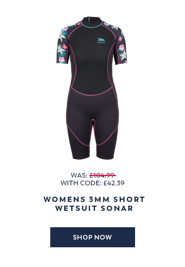 Womens 3MM Short Wetsuit Sonar