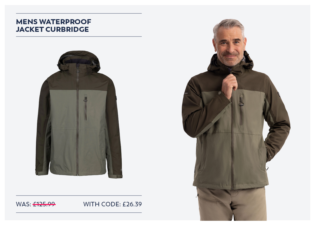 Mens Waterproof Jacket Curbridge
