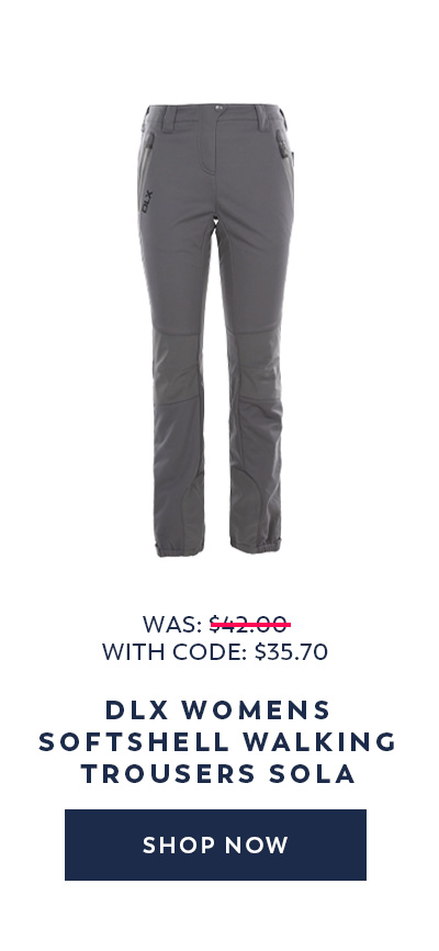 DLX Womens Softshell Walking Trousers Sola