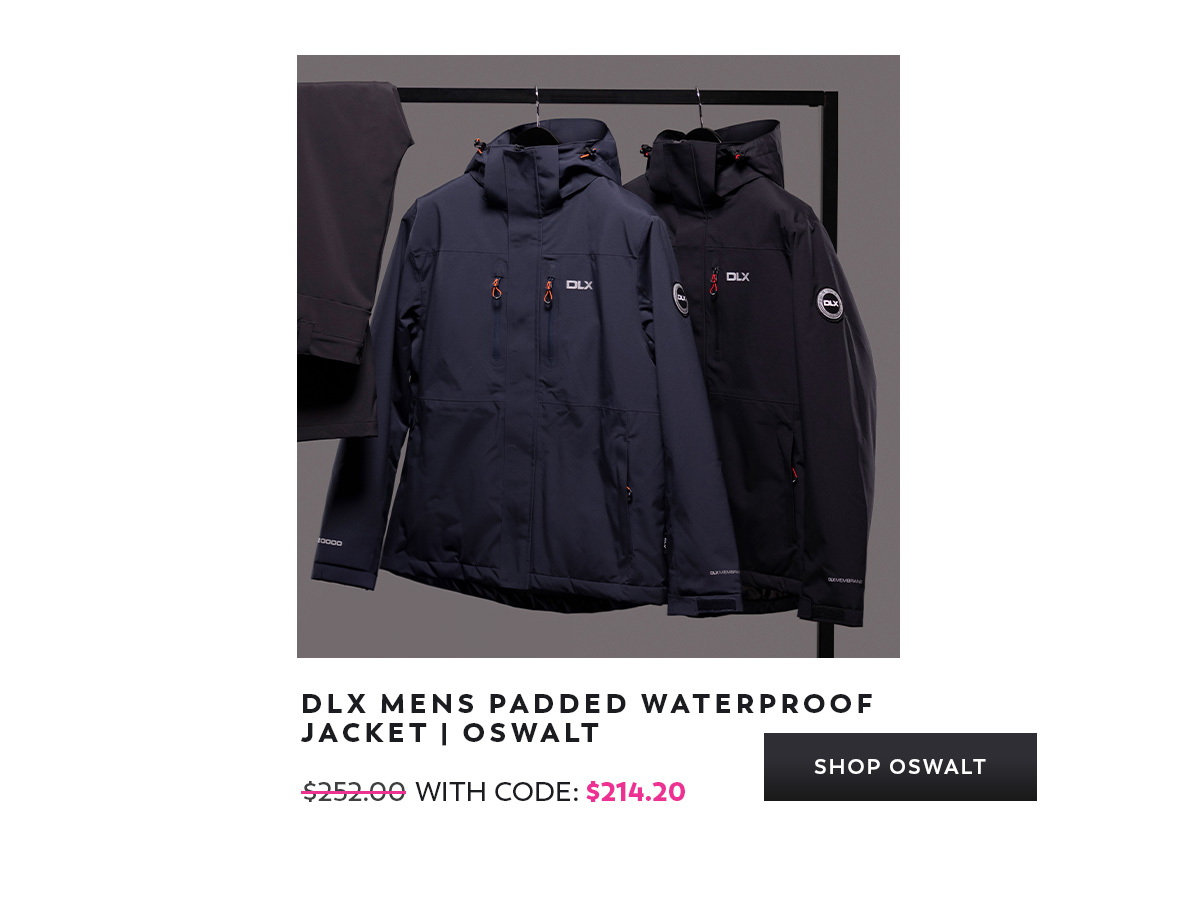 DLX Mens Waterproof Jacket Oswalt