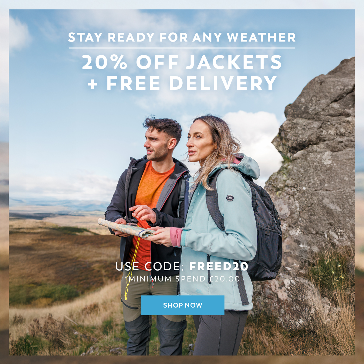 Use Code: FREED20 for 20% Off + Free Delivery