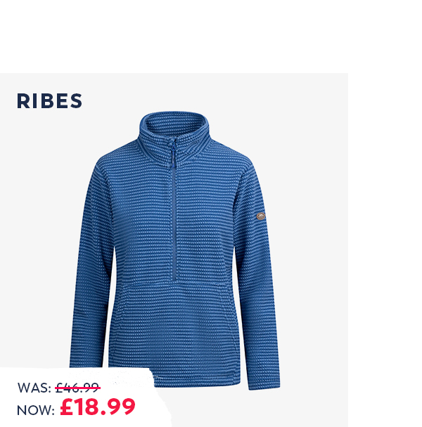 Womens Fleece Ribes