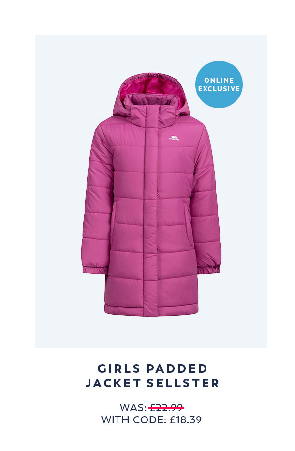 Girls Padded Jacket Sellster