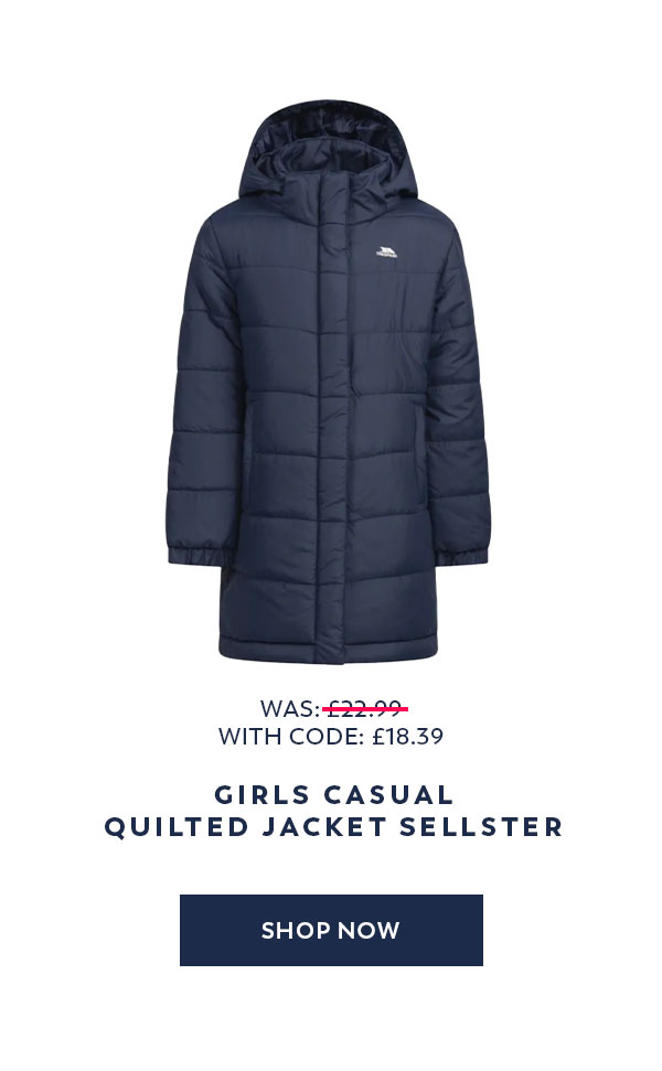 Girls Casual Quilted Jacket Sellster