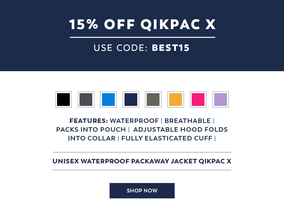15% Off Qikpac X - Use Code: BEST15