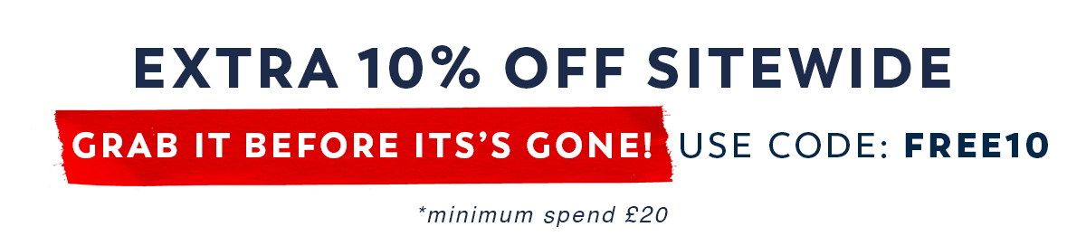 Extra 10% Off Sitewide + Free Delivery - Use Code: FREE10