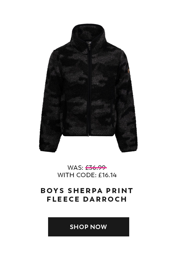Boys Sherpa Print Fleece Darroch