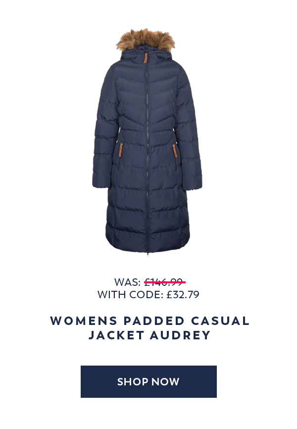 Womens Padded Casual Jacket Audrey
