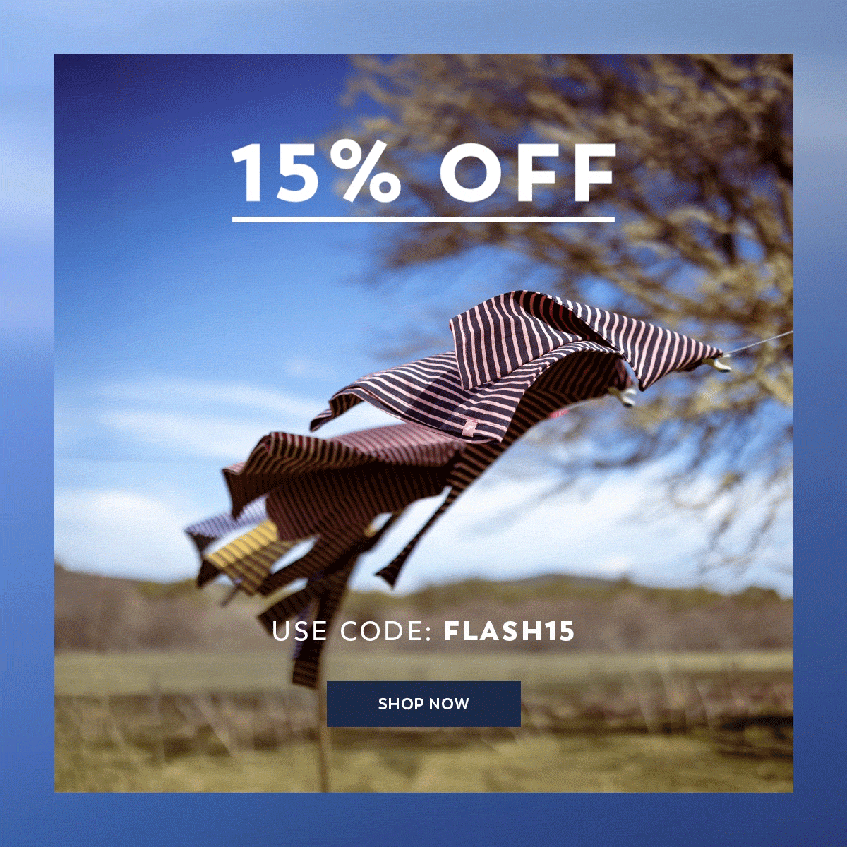 15% Off - Use Code: FLASH15