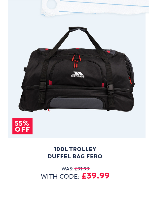 100L Trolley Duffel Bag Fero