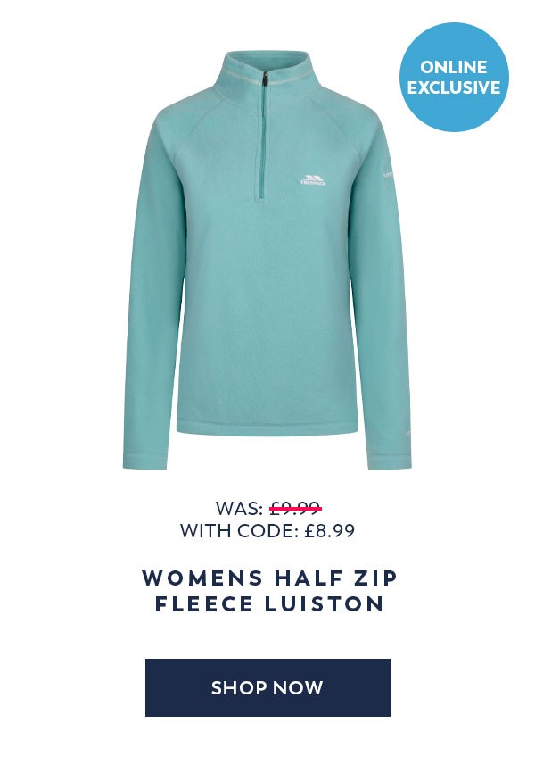 Womens Half Zip Fleece Luiston