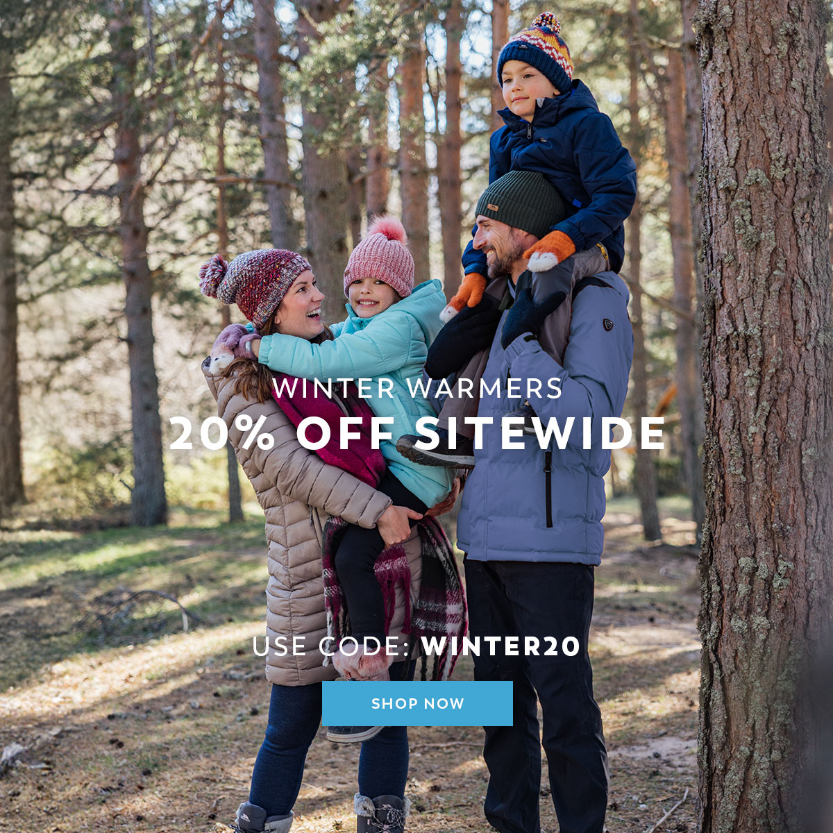 20% Off Winter Warmers