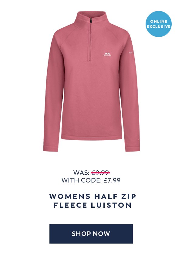 Womens Half Zip Fleece Luiston