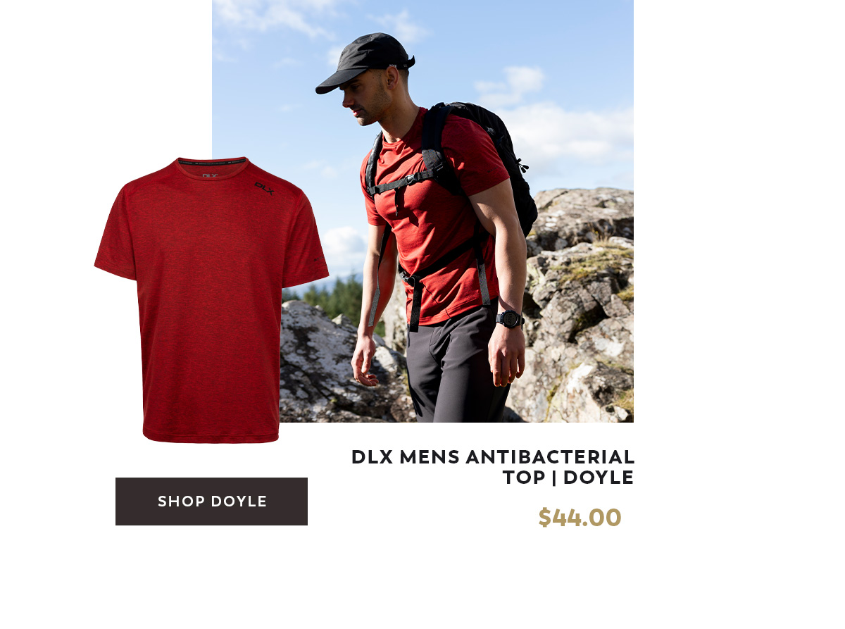 DLX Mens Antibacterial Top Doyle