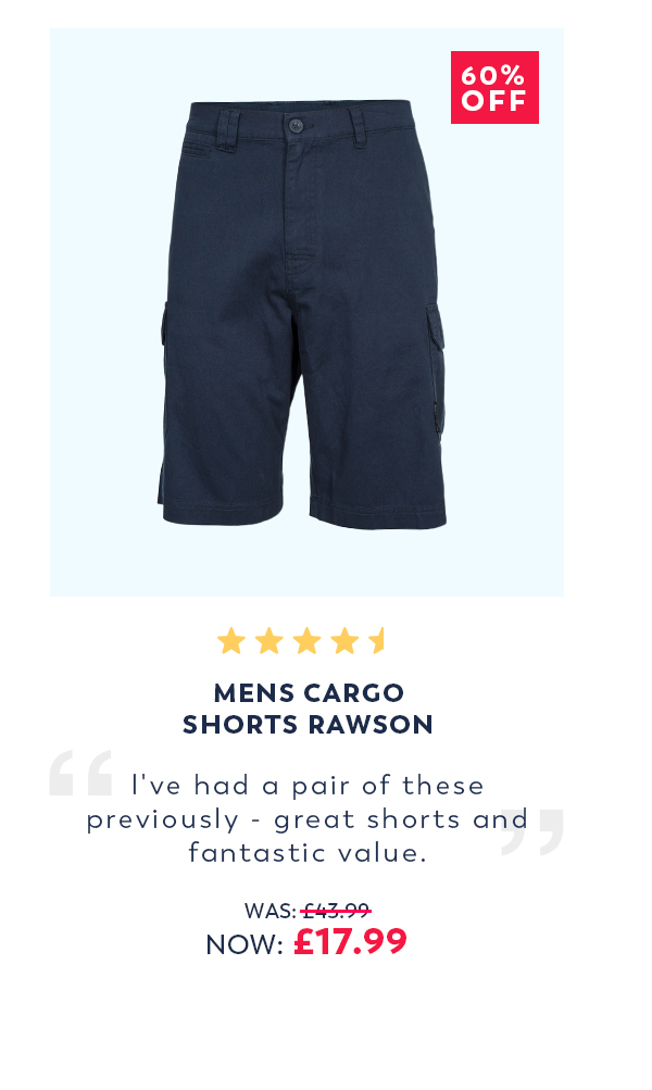 Mens Cargo Shorts Rawson