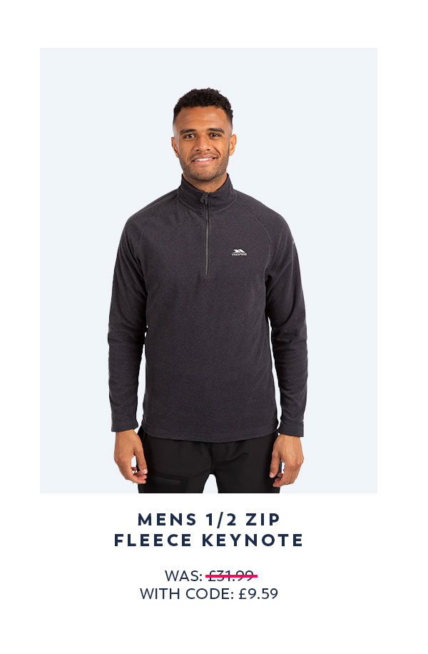 Mens 1/2 Zip Fleece Keynote