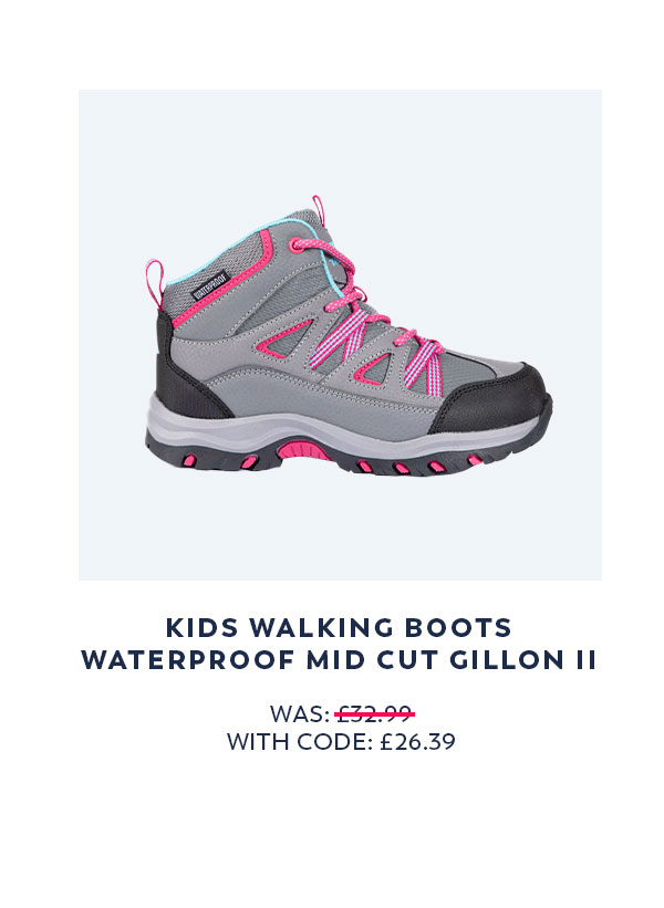 Kids Walking Boots Waterproof Mid Cut Gillon II