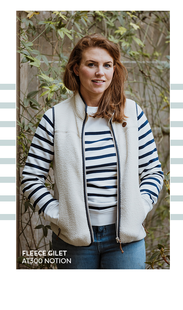 Womens Knitted Fleece Gilet Notion