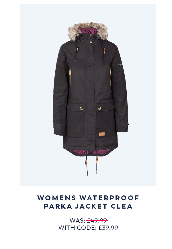 Womens Waterproof Parka Jacket Clea
