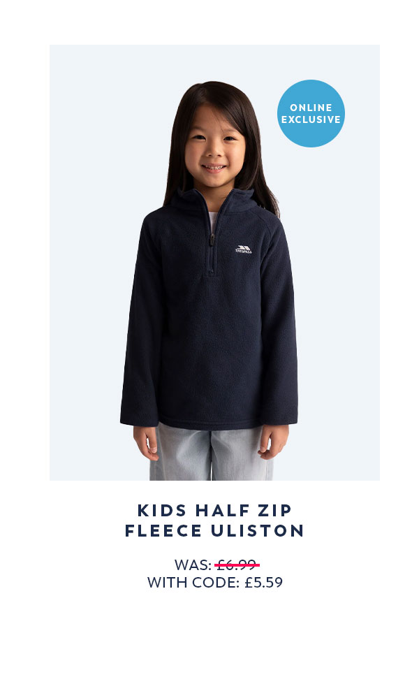 Kids Half Zip Fleece Uliston