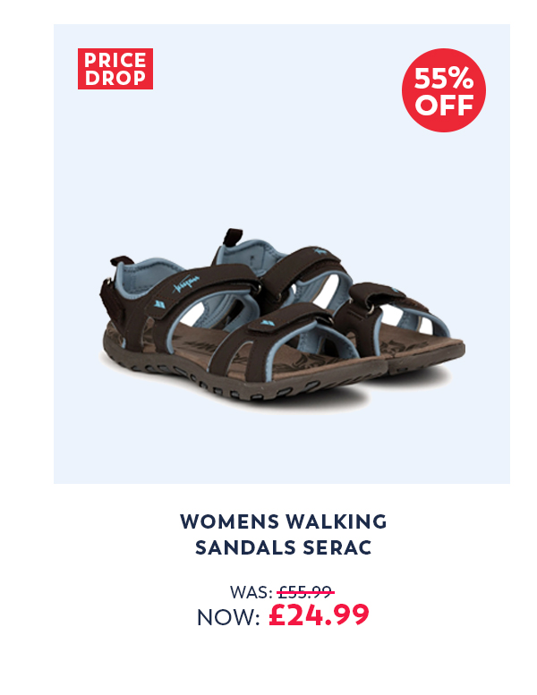 Womens Walking Sandals Serac