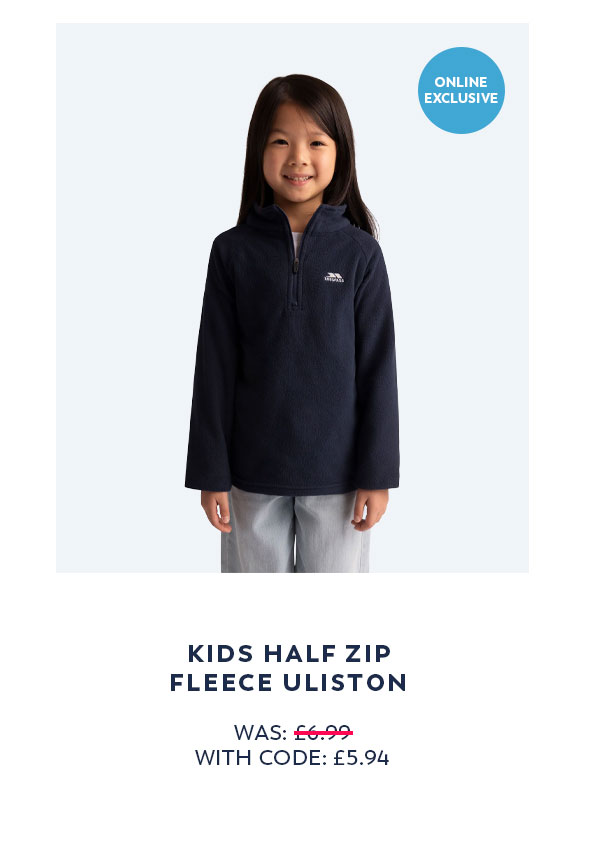 Kids Half Zip Fleece Uliston