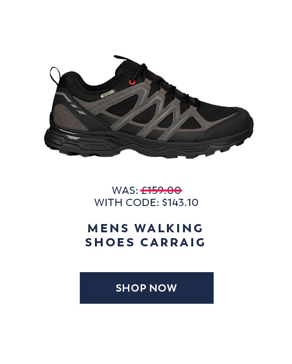 Trespass Mens Walking Shoes Carraig