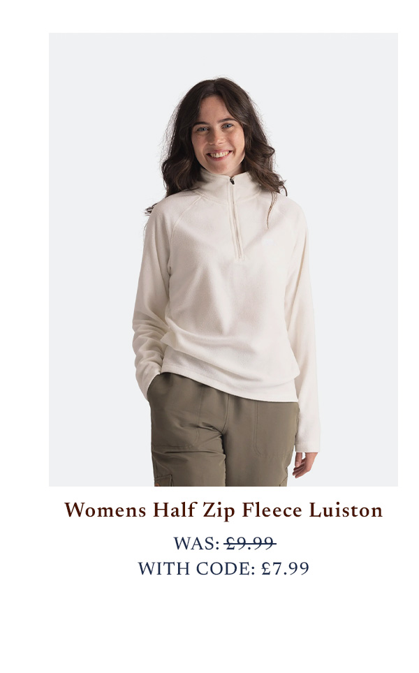 Womens Half Zip Fleece Luiston