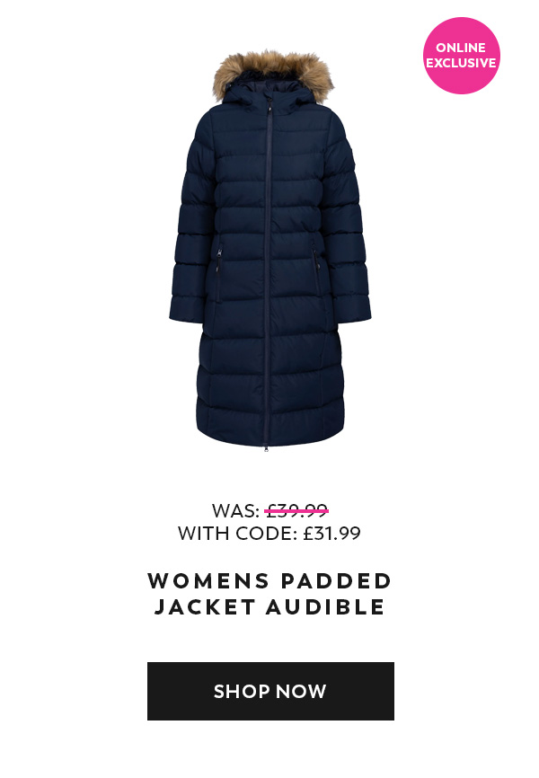 Womens Padded Jacket Audible