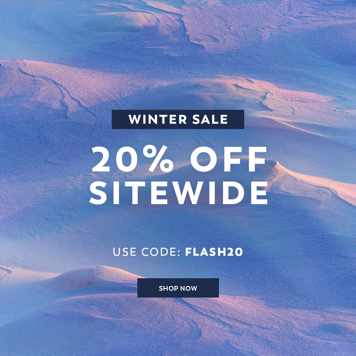 20% Off Sitewide - Use Code: FLASH20