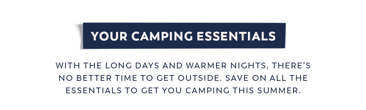 Your Camping Essentials
