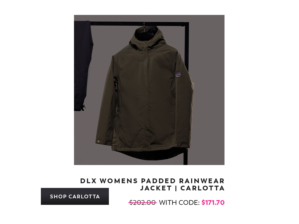 DLX Womens Padded Rainwear Jacket Carlotta