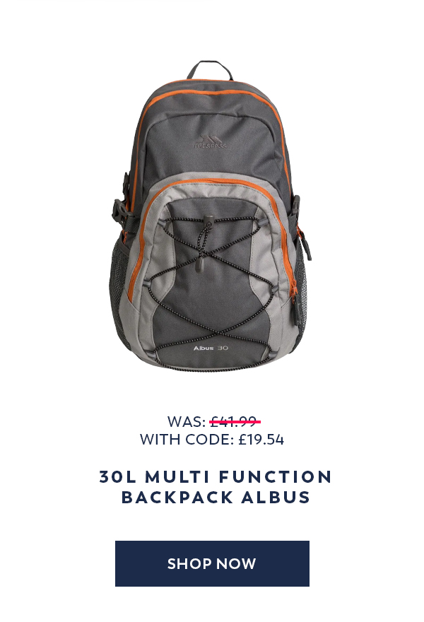 30L Multi Function Backpack Albus